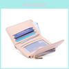 Compact Wallet With Anti Theft Design And Multiple Card Holders For Women