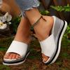 Fashion Women's Summer Fashion Wedge Sandals Lightweight Thick Sole Beach Slippers Wwoman Casual Outdoor Chunky Platform Sandalias Mujer