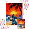 Stitch Eating Ice Cream Diamond Painting Art Kit Handmade DIY Home Decor Gifts