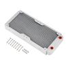 Aluminum Radiator Heat Sink Computer Water Cooling Liquid Heat Exchanger White