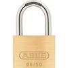 Solid Brass Padlock - ABUS - 60/50 - Hardened Steel Shackle - Double Locking - 2 Keys