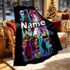 Individuell personalisierte Michael Jackson Print Decke, Heimdekoration, Schlafzimmer, Sofa, Camping, Couch, Geschenke für Geburtstag Weihnachten