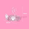 58mm Cute Cat Photo Frame Water Ripple Acrylic Badge Display Stand Rotatable Binder Button Pin Frame Desktop Anime Pin Holder