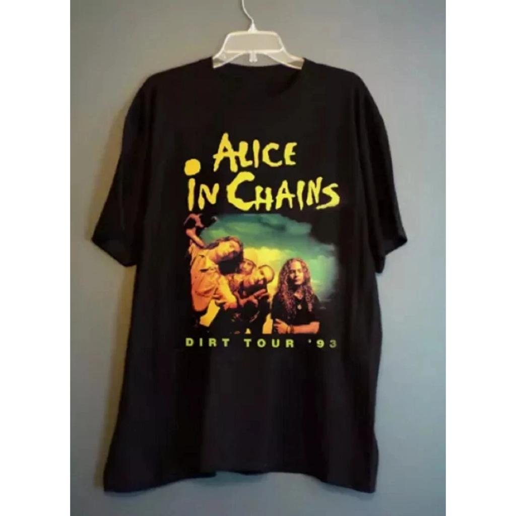Alice in Chains 1993 Tour Reines Baumwoll-T-Shirt, Geeignet für Fans, Männer und Frauen, Geeignet für Alle Jahreszeiten Stil