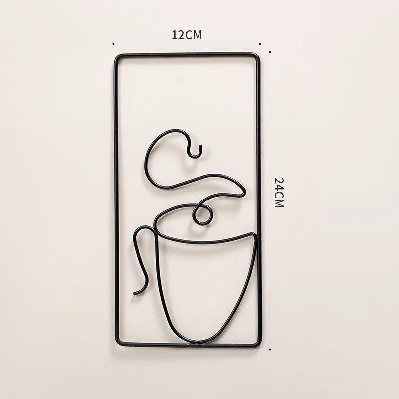 

Картина для украшения стены гостиной, Фоновая стена ресторана, Картина из кованого железа, Подвесная картина