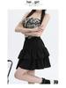 Women's Summer Ballet-Style High-Waisted Ruffled Mini Skirt