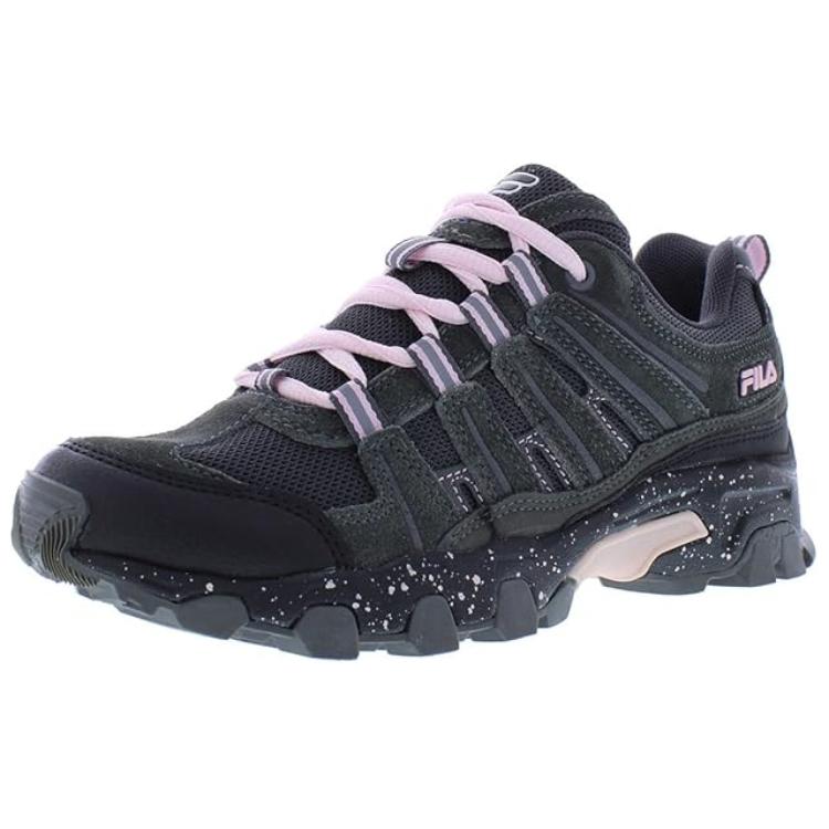 

New FILA Low top Casual Shoes Women s Black Pink 5JM00647262 38