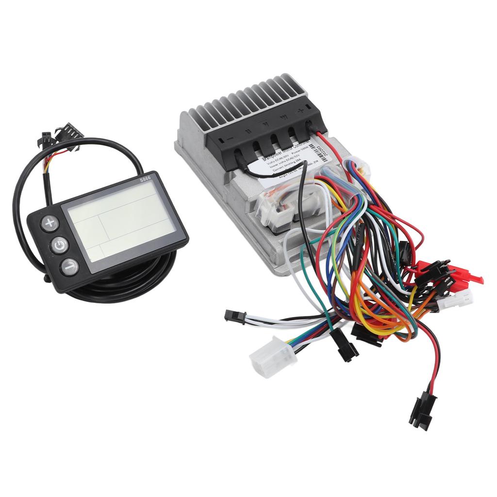 48V 60V 500W Electric Bike Brushless Controller LCD Display Kit 3 Mode Sinusoid Electric Bike Controller Kit