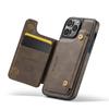 MAGKING K3 Series For iPhone 13 Pro Max Case Compatible with MagSafe Wallet PC+TPU+PU Phone Cover