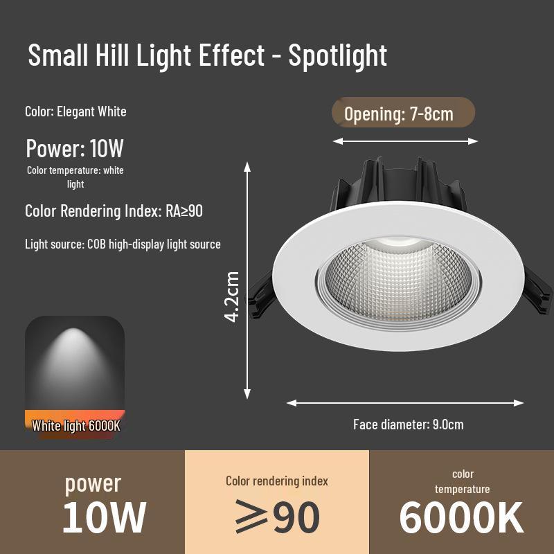 Ultra-Heller Einbaudeckenstrahler für Zuhause, Einkaufszentrum oder Bekleidungsgeschäft