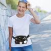 PVC Clear Fanny Pack Waterproof Lightweight Waist Bag with Adjustable Strap Transparent Stadium Crossbody Purse