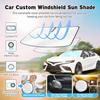 Windshield Sun Shade For Toyota Camry 2018-2024, Upgraded Heat Ulation Front Window Shade Cover For Camry Accessories, Foldable Windshield Shade Sun