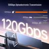Thunderbolt 5 Dual Type-C Cable, PD240W Fast Charge, 80Gbps Data Transfer, 16K@60Hz Video.