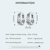 BAMOER 925 Sterling Silver Retro Iris Ring & Earrings Jewelry Set for Women Girls Fine Jewelry Birthday Gift