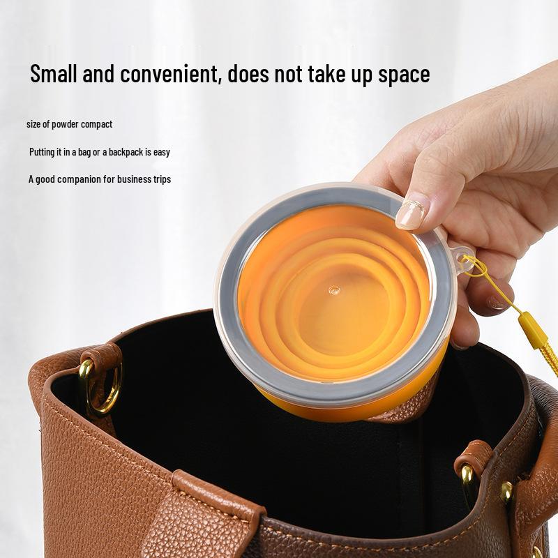 Collapsible Silicone Water Cup - Portable, Multifunctional, Candy Colors