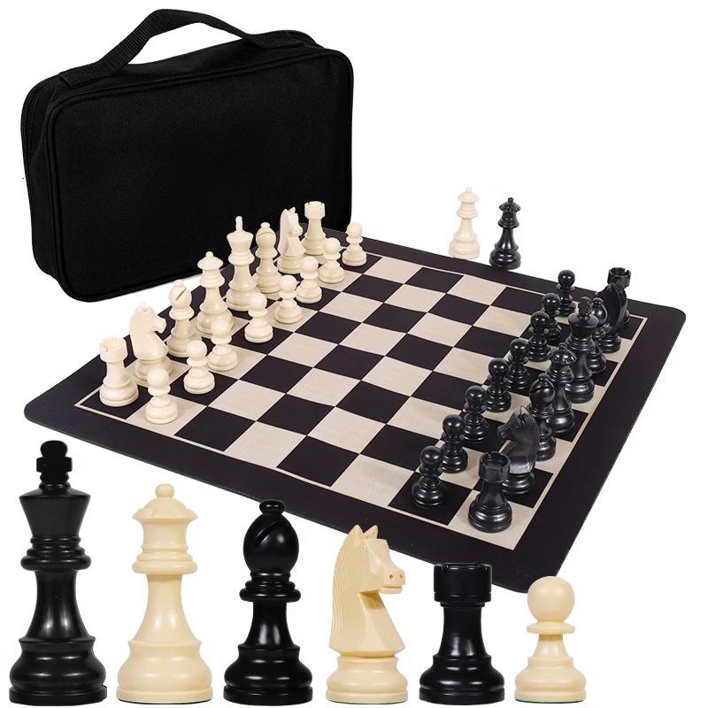 Mussels Portable Wooden Chess Set