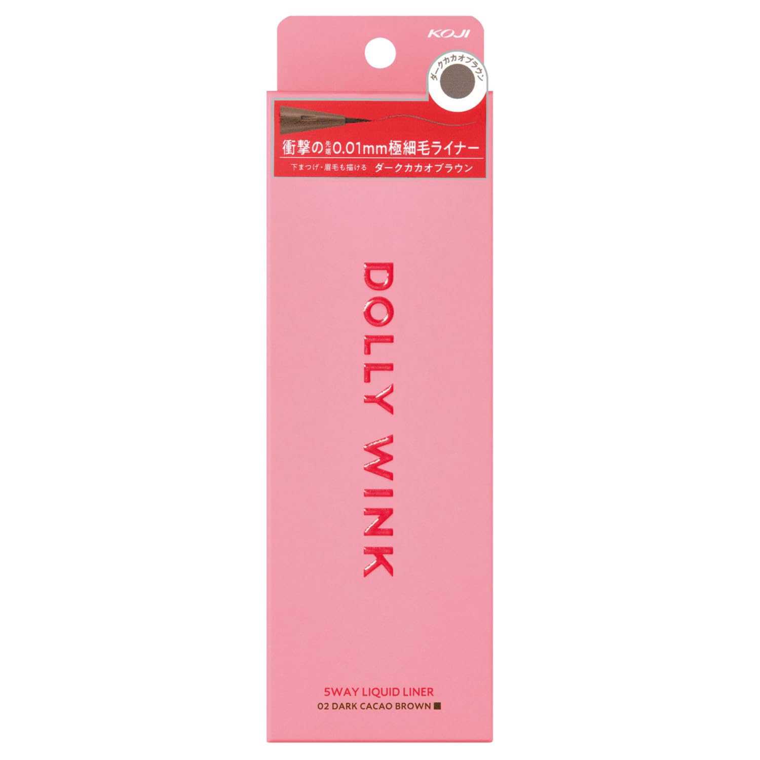 

Жидкая подводка Dolly Wink 5WAY 02 Dark Cacao Brown