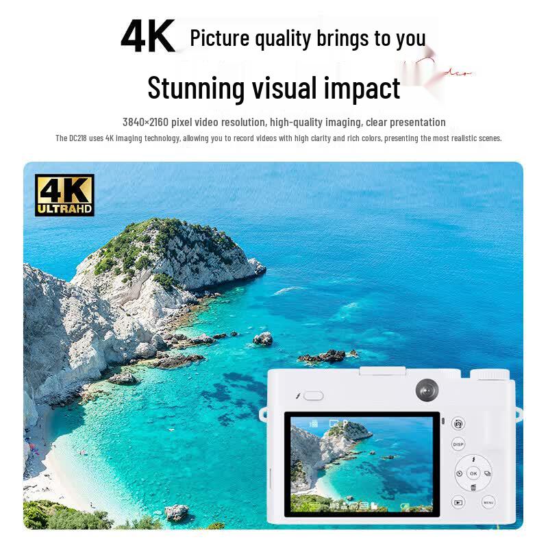 SONGDIAN DC218 4K VLOG Dual-Camera Digital Camera (CN version)