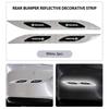 For Skoda Car Styling Trunk Bumper Warning Safety Sticker Reflective Strip Kamiq Karoq Octavia 2 3 Rapid Scala Kami Fabia VII  CX3