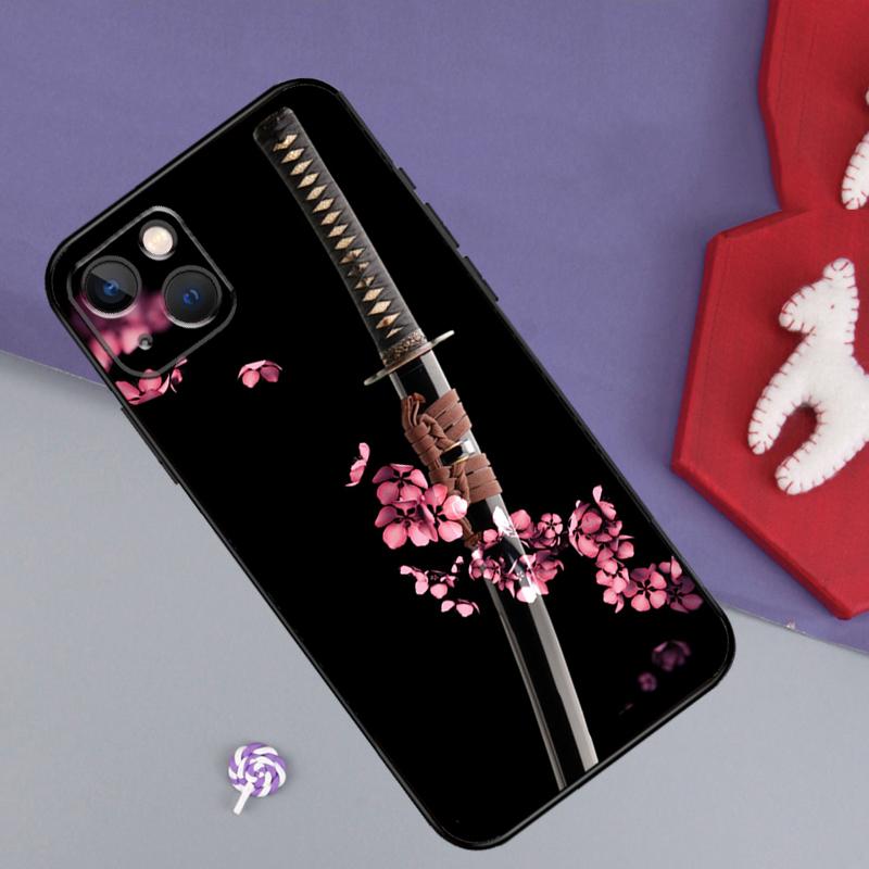 Warriors Katana Phone Case For iPhone Samsung Galaxy Redmi Xiaomi Oppo OnePlus Note S A 7 8 9 10 11 12 13 14 20 21 22 23 53 54 Pro Max Plus Ultra