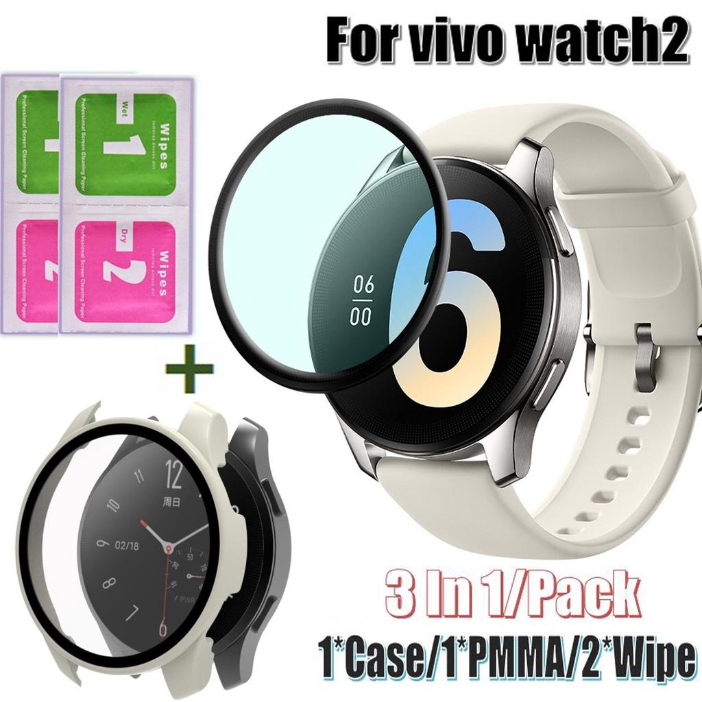 

Стеклянная пленка, чехол для часов для vivo watch2, умный браслет, рамка, сменная защитная пленка для экрана, чехол для vivo watch 2, чехол