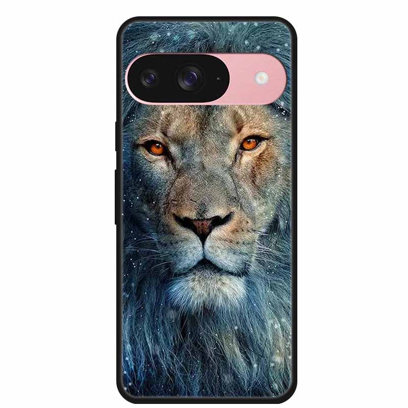 For Google Pixel 9 5G Cases Pixel9Pro XL Cartoon Soft TPU Silicone Lion Back Covers for Google Pixel 9 Pro Case Pixel9 Pro XL