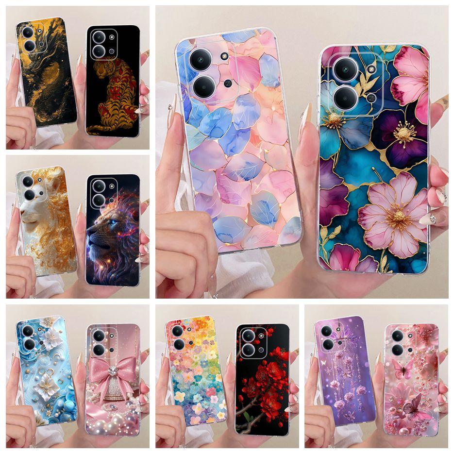 For Xiaomi Redmi 15C 4G Case Redmi15C 5G Colorful Flowers Painted Phone Case For Xiaomi Poco C85 C 85 Redmi 15C Soft Cover Shell