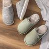 Winter Slippers Men's Home Leisure Comfortable Indoor Slippers Soft Warm Cotton Slippers Comfortable Plush Slippers