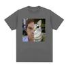Dexter Morgan Funny Cat Meme T-shirts Cotton Short Sleeve O Neck T-shirt Unisex Streetwear Mens Clothes Harajuku Tee Shirt Tops