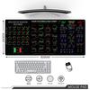 Stock Market Chart Mousepad Pc Gamer Mouse Pad Gaming Mousepads XXXL Large Rubber Desk Mat Keyboard Pads Speed Mouse Mat 50x120