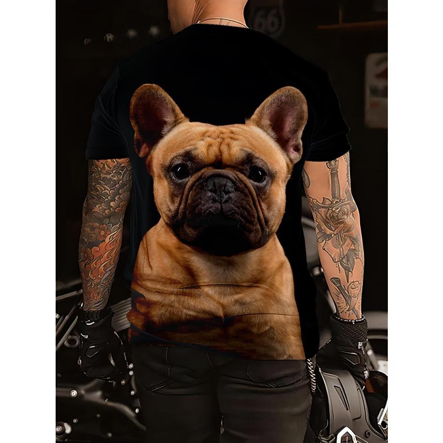 Tiger Pattern Tees Summer T Shirts Men Streetwear God Black 3D Print T Shirt Fashion O Neck Short Sleeve Tops