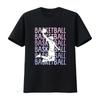Basketball Girl Damen Stylisches Sommer T-Shirt mit Original-Artwork s vintage Gewaschenes Top für den Alltag homme Grafik Unisex