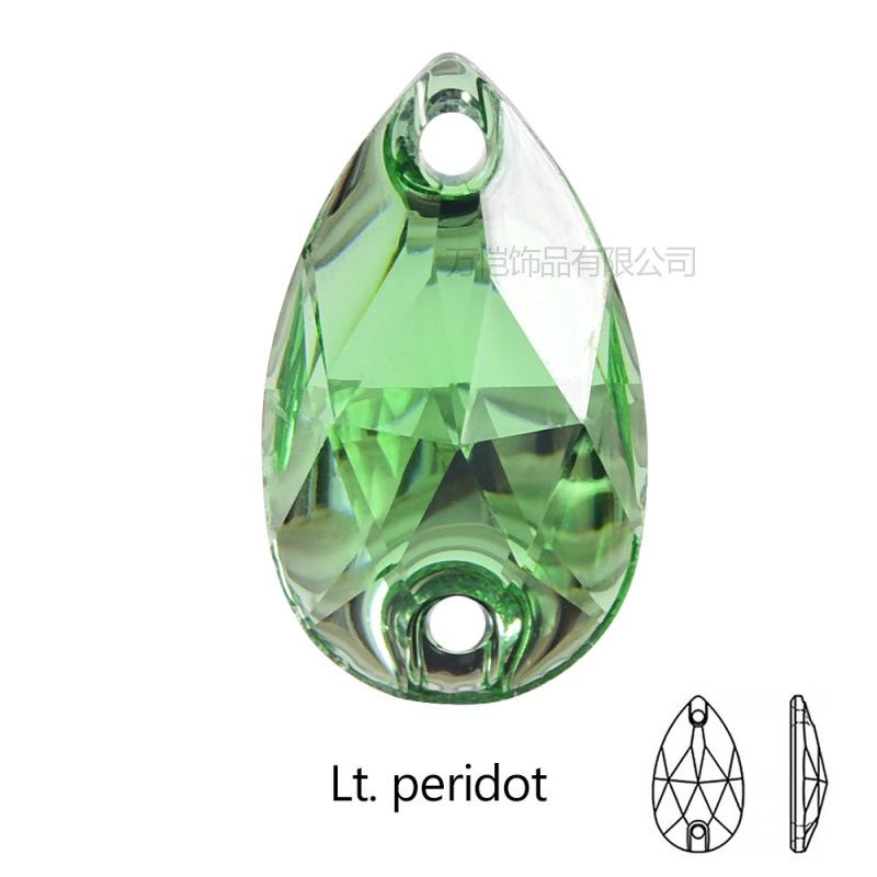 Resin Water Drop Flat Bottom Hand Sewn Drill, Silver Plated Bottom Double Hole Hand Sewn Flat Buckle Diy Clothing Luggage Accessories