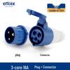 Industrial 16/32A Non-Explosion Proof Aviation Socket with 3-Core, 4-Core, 5-Core Connectors, Three-Phase, Four-Wire, 380V.