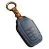 Krovat Toyota Key Case Harrier Land Cruiser 250 Smart Key Case Genuine Leather Yaris Cross Accessories Corolla Cross Land Cruiser 300 Navy 3 Buttons