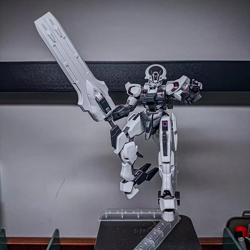 HG 1/144 Schwarzette The Witch From Mercurys Mech Assemblage Modelbouw Kits Actiefiguren Bureau Ornament Poppetje Jongens Puzzel Speelgoed Cadeau
