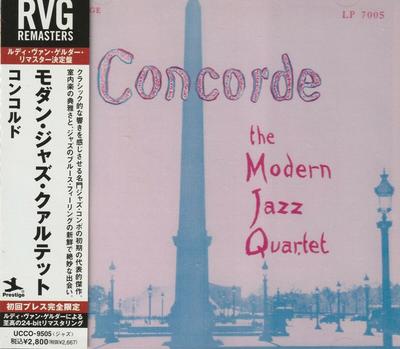 CD MODERN JAZZ QUARTET - Concorde UCCO9505 Prestige 2008 Japan ObiJazz Used
