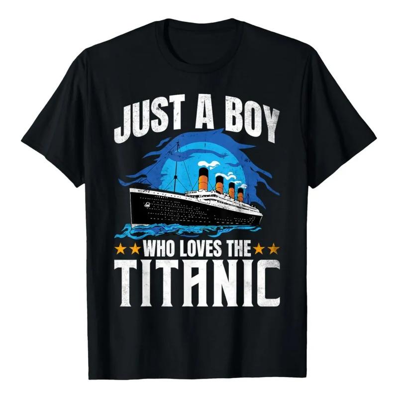 Chicos A Los Que Les Encanta La Camiseta Rms Titanic S