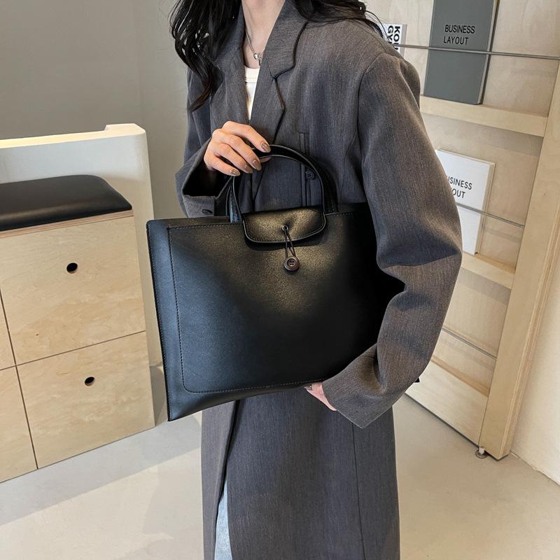 Bag women's large capacity 2025 new trendy high-end feeling foreign versatile hand bag popular portable tote computer bag