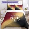 Lens FC Printed 3PCS Bedding Set Breathable Duvet Cover with Pillowcases Decorative Bed Linen for Bedroom Home