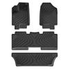 LUCKEASY Left Drive for Honda Odyssey 7Seats 2018-2025 2026 Mini Passenger Van TPE 3D Car Floor Mats Cargo Liner Trunk Pad