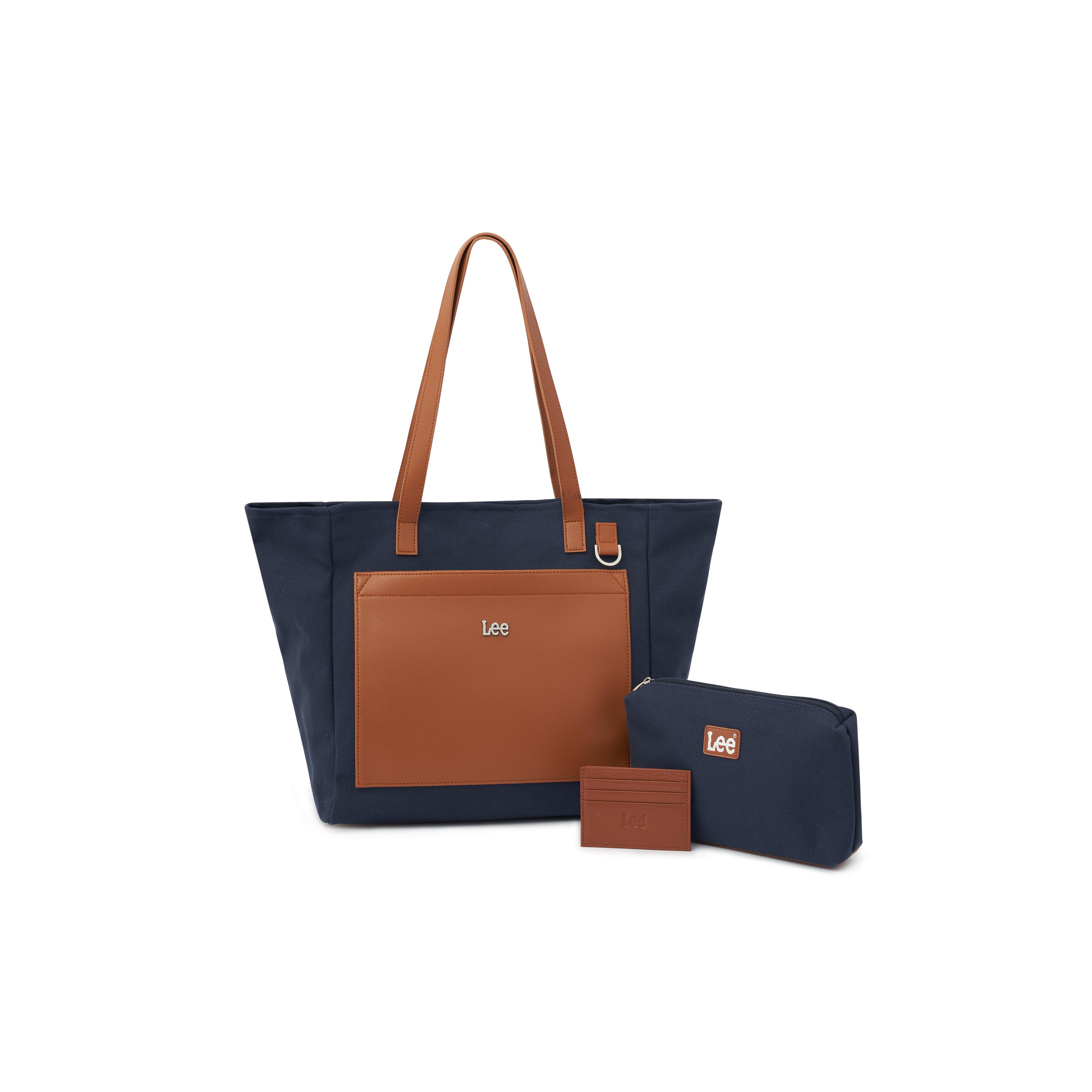 

New Lee Fabric Shoulder Bag Women s Dark Blue LE230044M-503 31.5*7.6*31.0CM