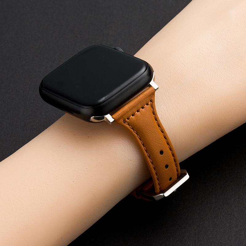 Cinturino Sottile in Vera Pelle per Apple Watch