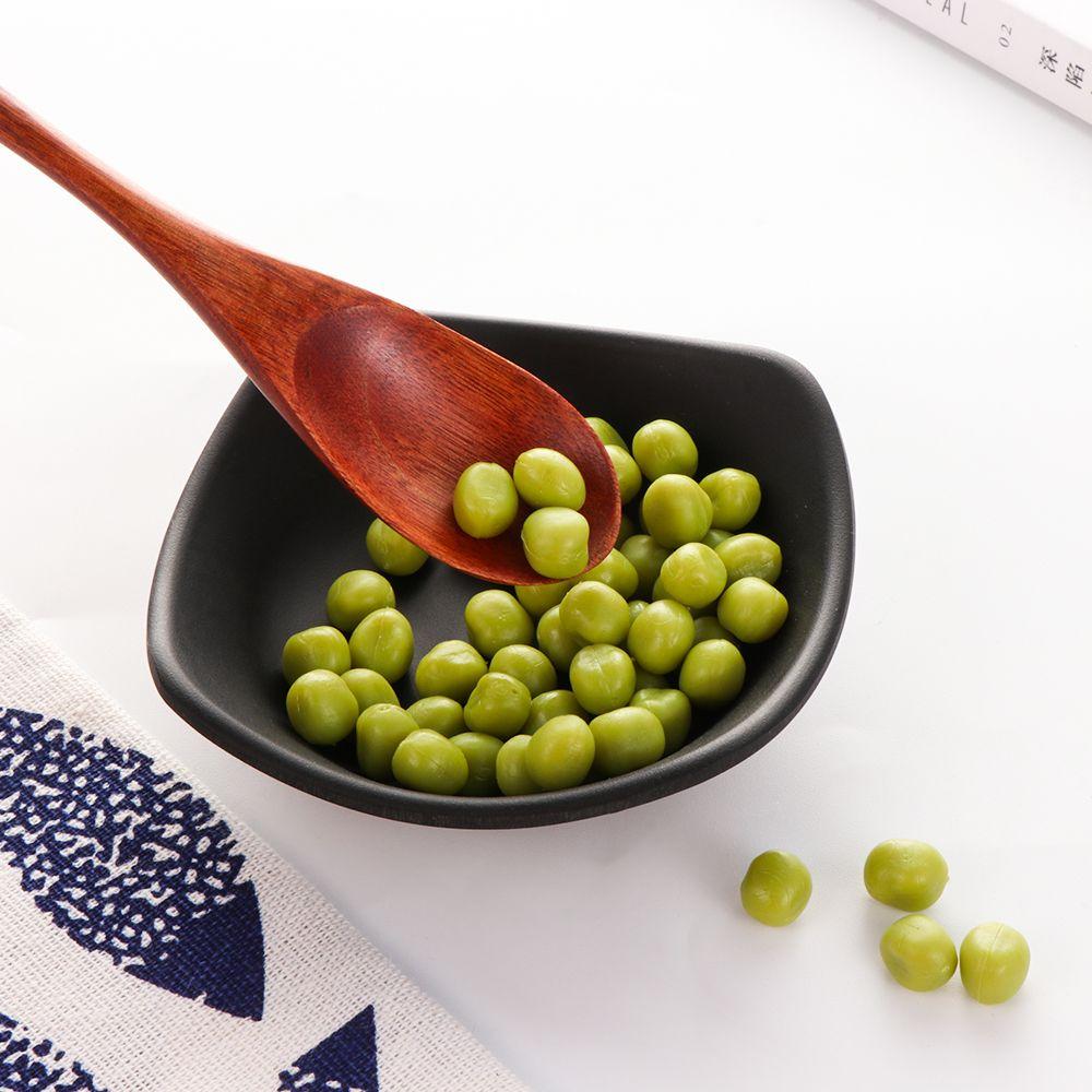 Style Cloth Bag Portable Desserts Condiment Wooden Natural Tea Scoops Cutlery Set Spoon Fork