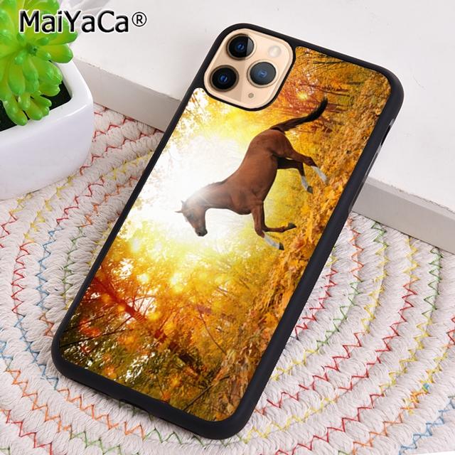 

Чехол-накладка для телефона Скачущая коричневая лошадь для iPhone 17 Air 12 13 16 pro max 15 14 plus Cover coque iPhone 13pro max