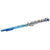Piccolo Flute Cupronickel Blue +E Key French 6 Holes Piccolos Key Instrument for Beginner