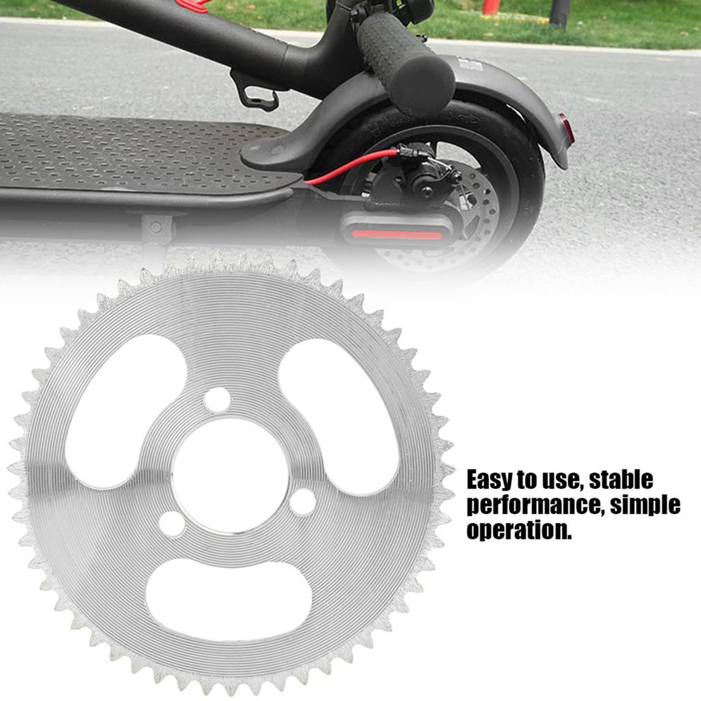 Metall 55 Zahn 25H 3 Löcher Kurbelgarnitur Getriebe Platte Elektrische Roller Kettenrad Zubehör
