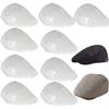 10Pcs Shape Retaining Cap Shaper Insert Plastic Cap Inner Support  for Various Caps