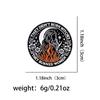 Funny Witch Enamel Pin Round Brooches For Women Lapel Pins Badge On Backpack Clothing Accessories Fashion Jewelry Friends Gifts