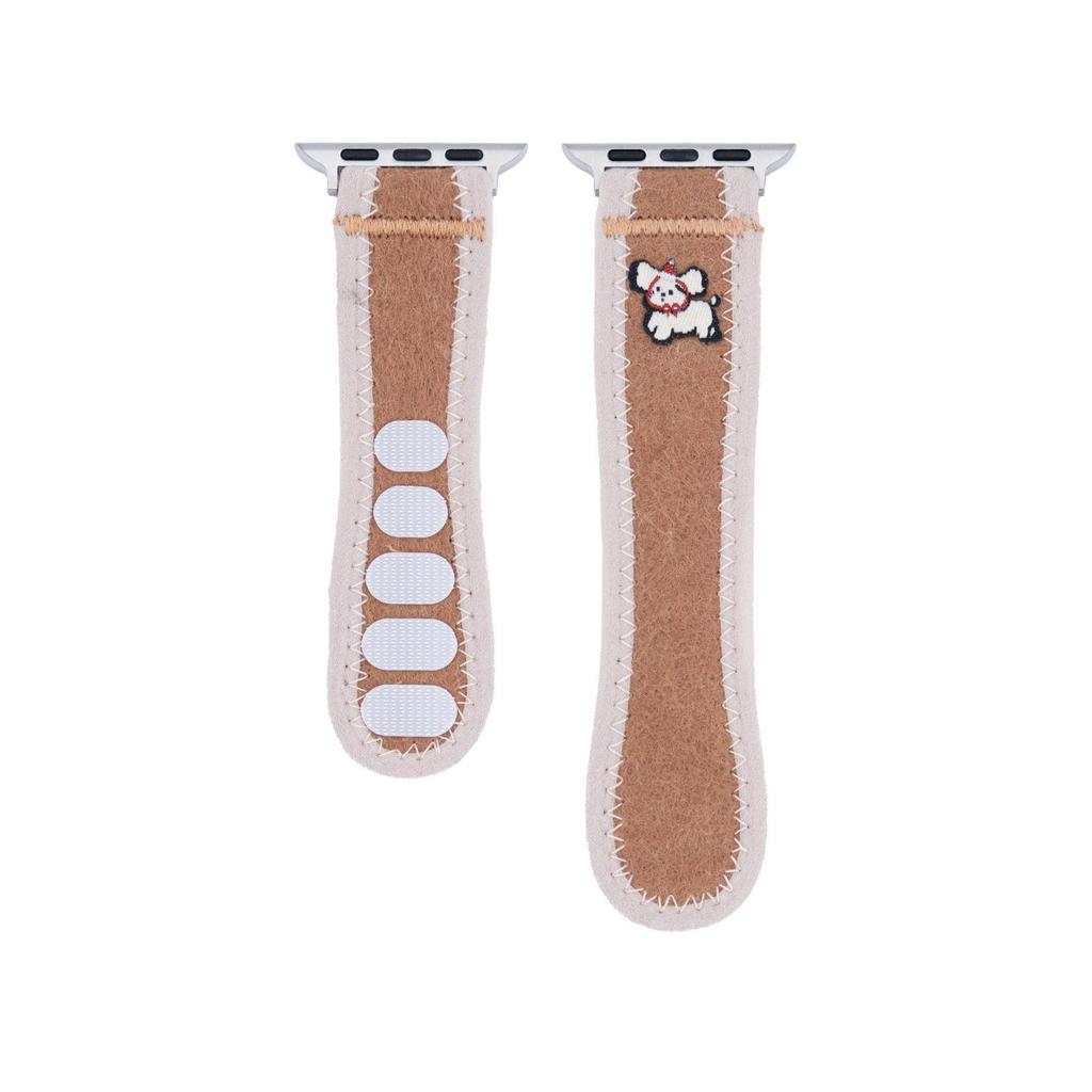 Nylon Velcro Loop Strap for Apple Watch Series 5-9, SE, Compatible with iWatch 7-8